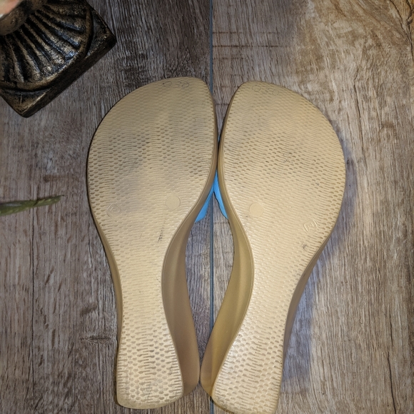 Gianetti Blue Slip On Wedges size 6. #F - Picture 7 of 7